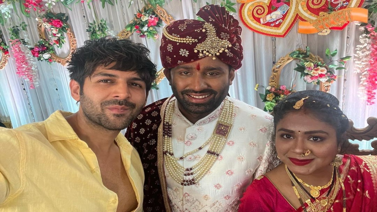Kartik Aaryan attends bodyguard’s wedding, shares pictures on social media