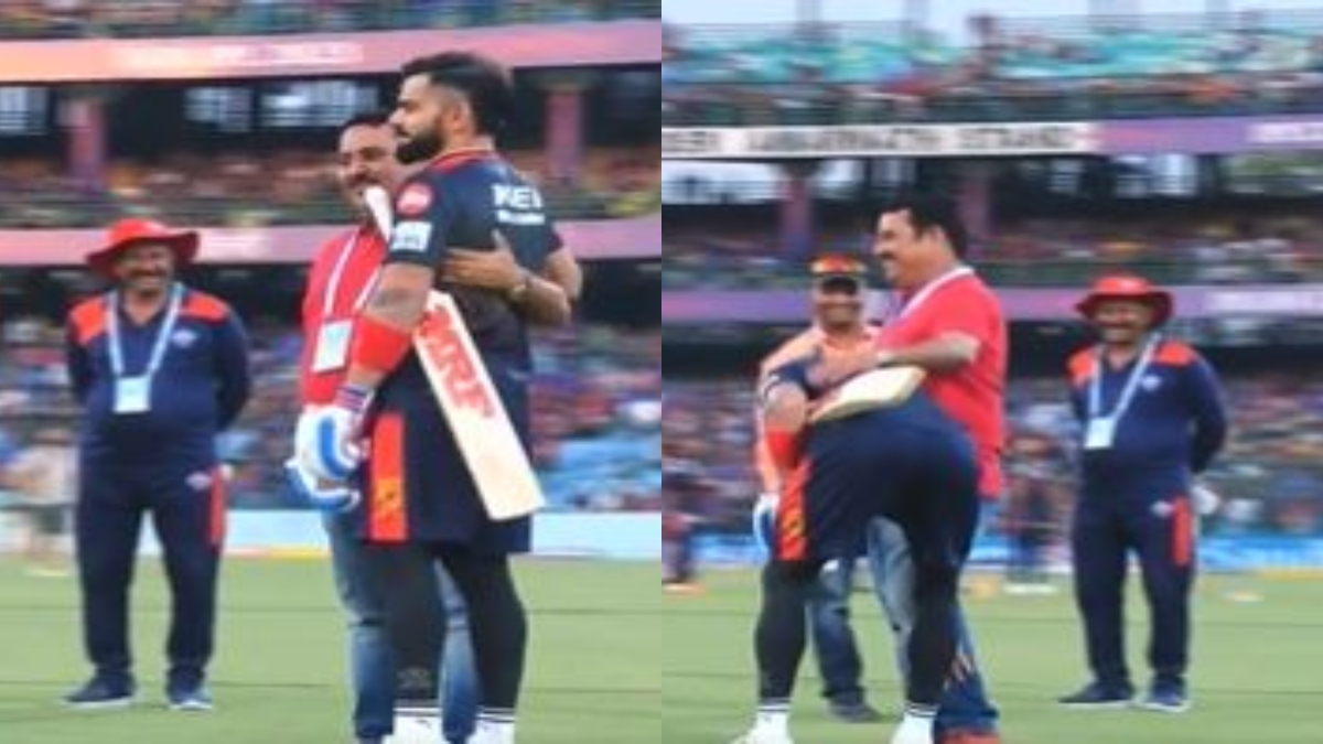 IPL 2023 DC vs RCB: Virat Kohli meets his childhood coach Rajkumar Sharma before game (WATCH)