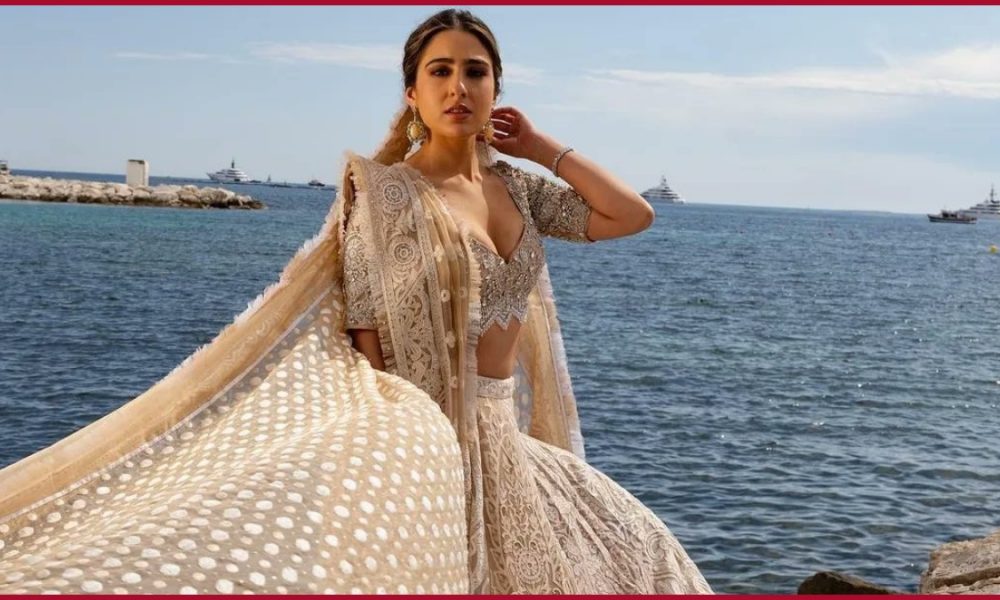 Cannes 2023: Sara Ali Khan makes her debut in royal style, walks in a regal lehenga (PICs)