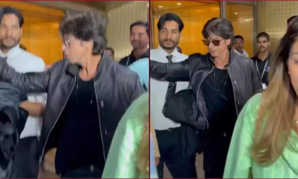 Shah Rukh Khan gets angry, pushes away fan trying to click a selfie at Mumbai Airport (VIDEO)