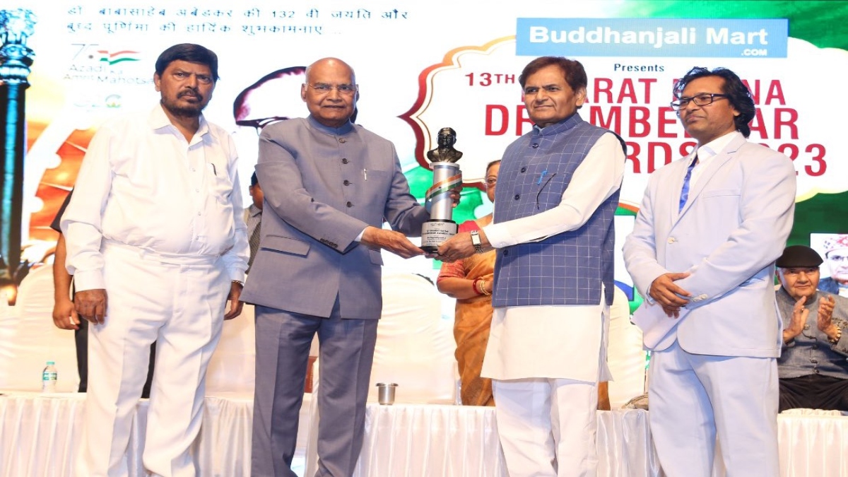 yogi wins bharat ratna dr br ambedkar award 