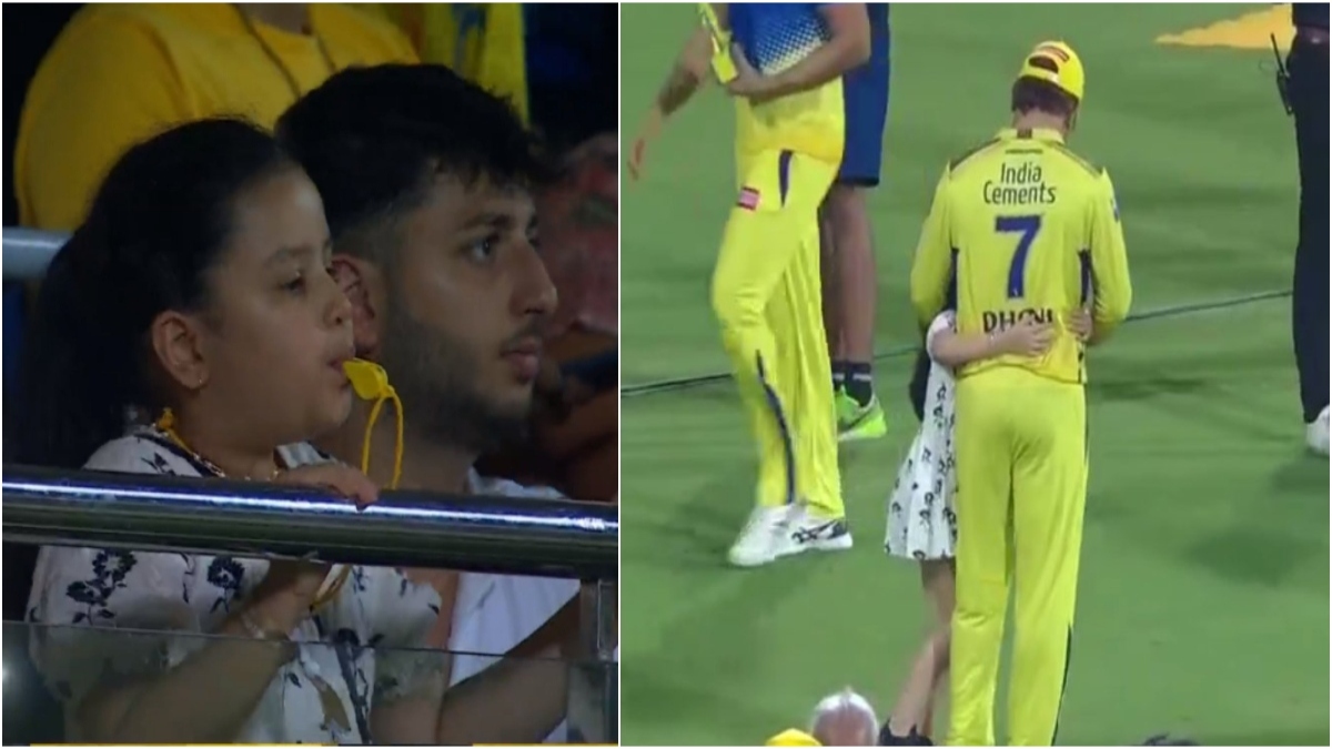 IPL 2023 CSK vs DC: Daughter Ziva cheers for MS Dhoni as batter goes big against Capitals (WATCH)