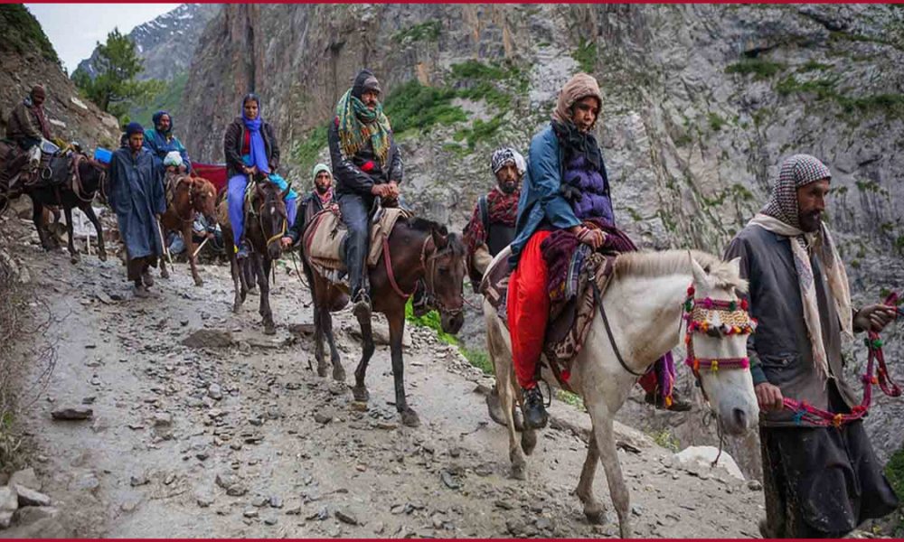 J-K: Amarnath Yatra halted for 2nd consecutive day due to bad weather conditions