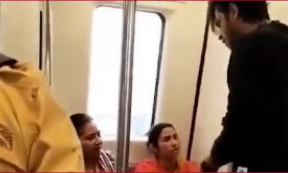Delhi Metro Viral VIDEO: Couple gets into heated argument with 2 women, after latter called out their indecent act
