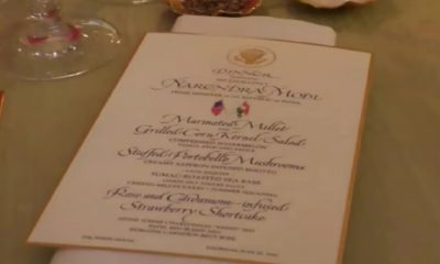 Dinner menu