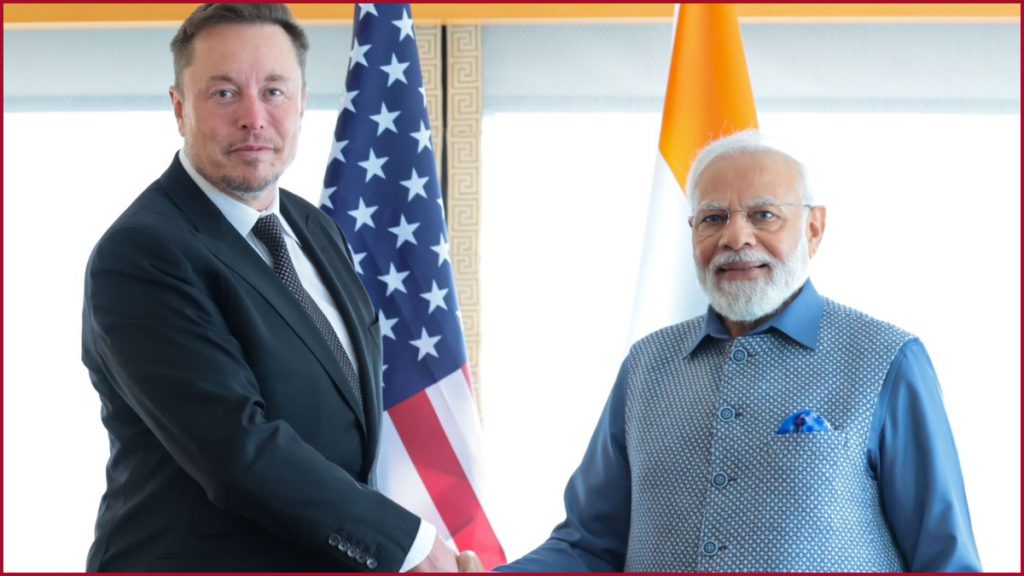 Elon Musk and PM Modi