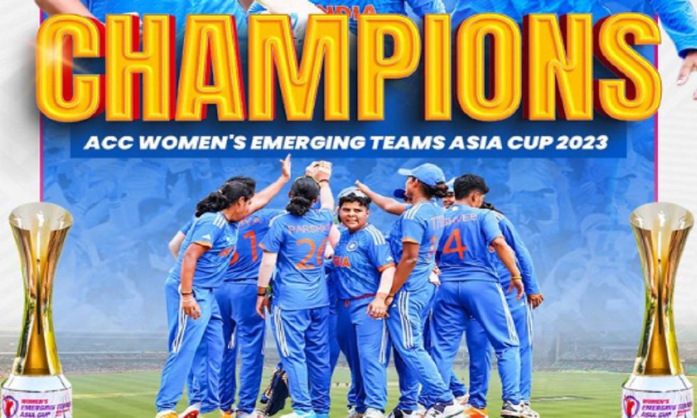 India ‘A’ women’s team emerge as champions, thrash Bangladesh to lift trophy.. WATCH