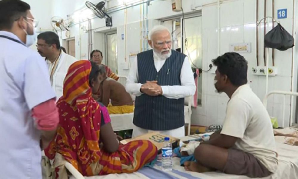 ‘Probe ordered, those guilty will not be spared’: PM Modi after meeting Odisha train crash survivors