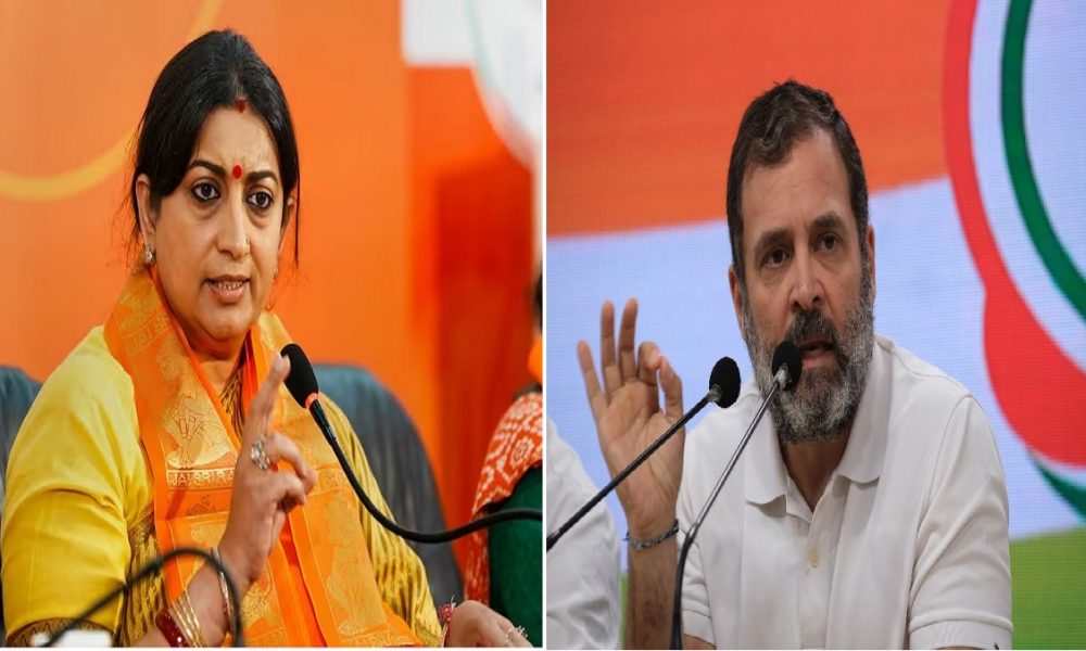 Congress has publicly accepted ‘can’t defeat PM Modi alone’: Smriti Irani on Opposition leaders meet