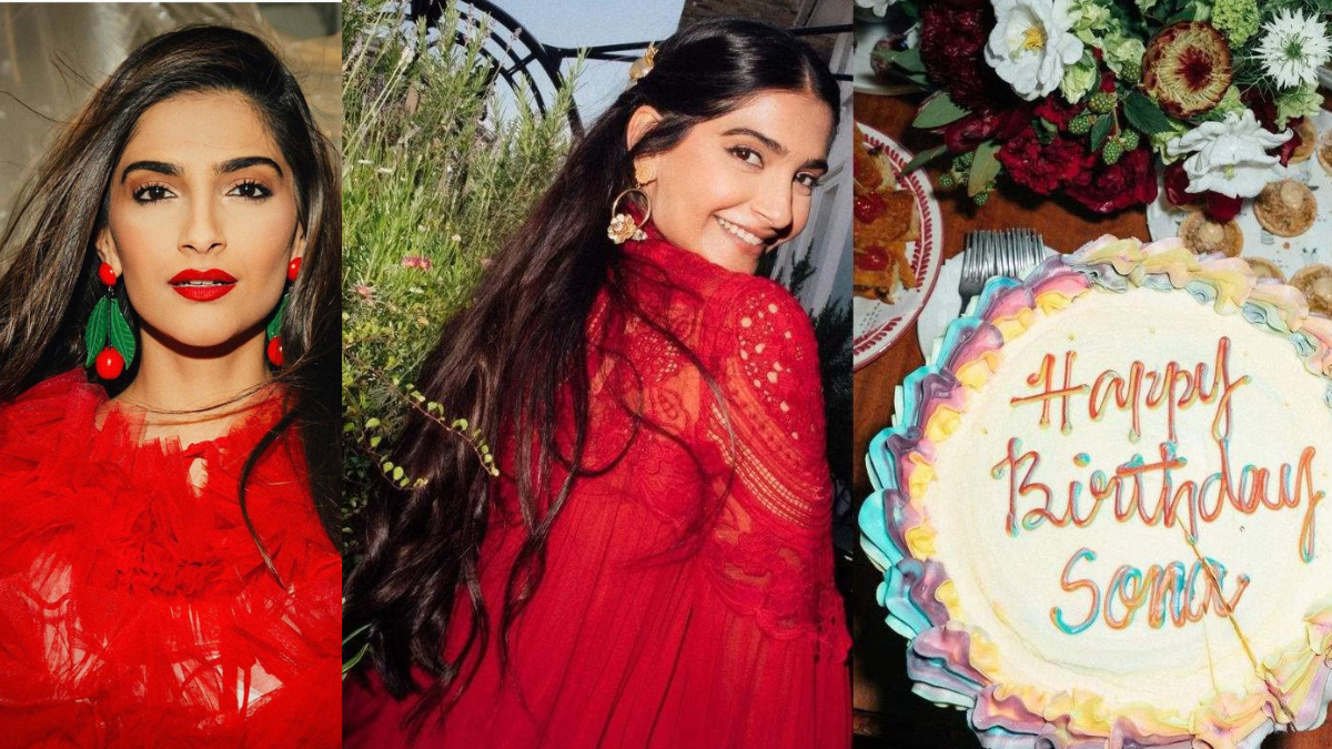 Lady in Red: This is how Sonam Kapoor celebrated her first birthday after  becoming a mom – NewsroomPost