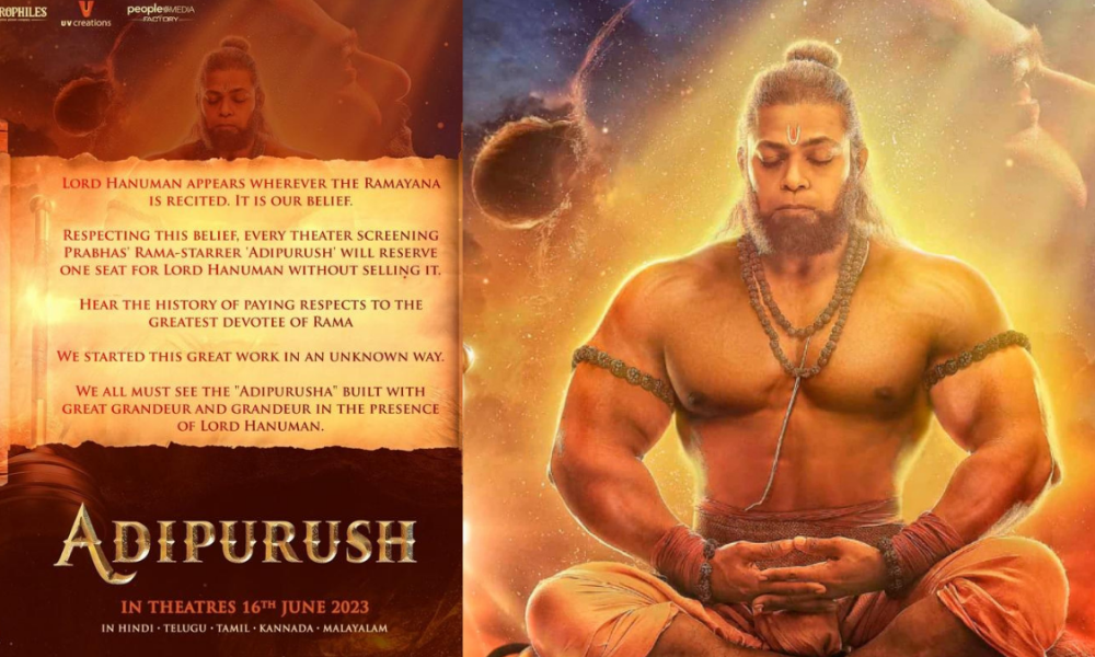 Adipurush: Pay this much amount to book yout seat next to lord Hanuman during film’s screening