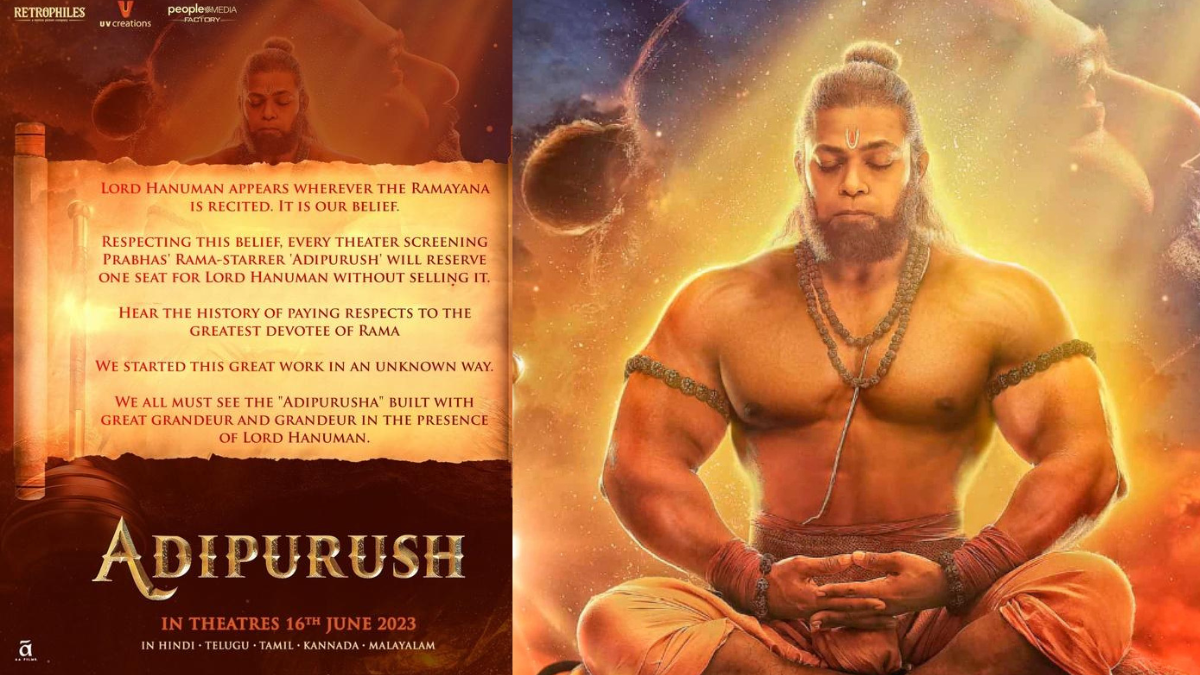 Adipurush: Pay this much amount to book yout seat next to lord Hanuman during film’s screening