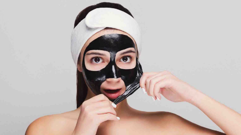 Charcoal peel-off masks: