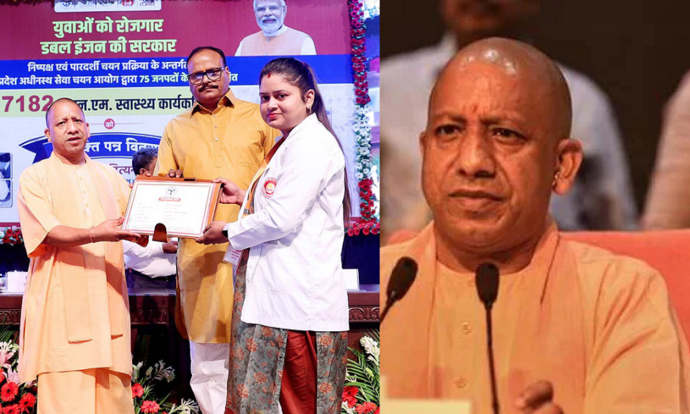 CM Yogi distributes appointment letters to 7,182 ANM health workers selected through UPSSSC