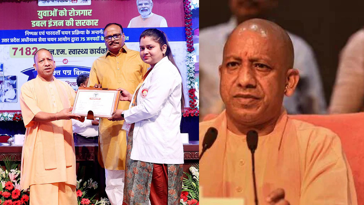 CM Yogi distributes appointment letters to 7,182 ANM health workers selected through UPSSSC