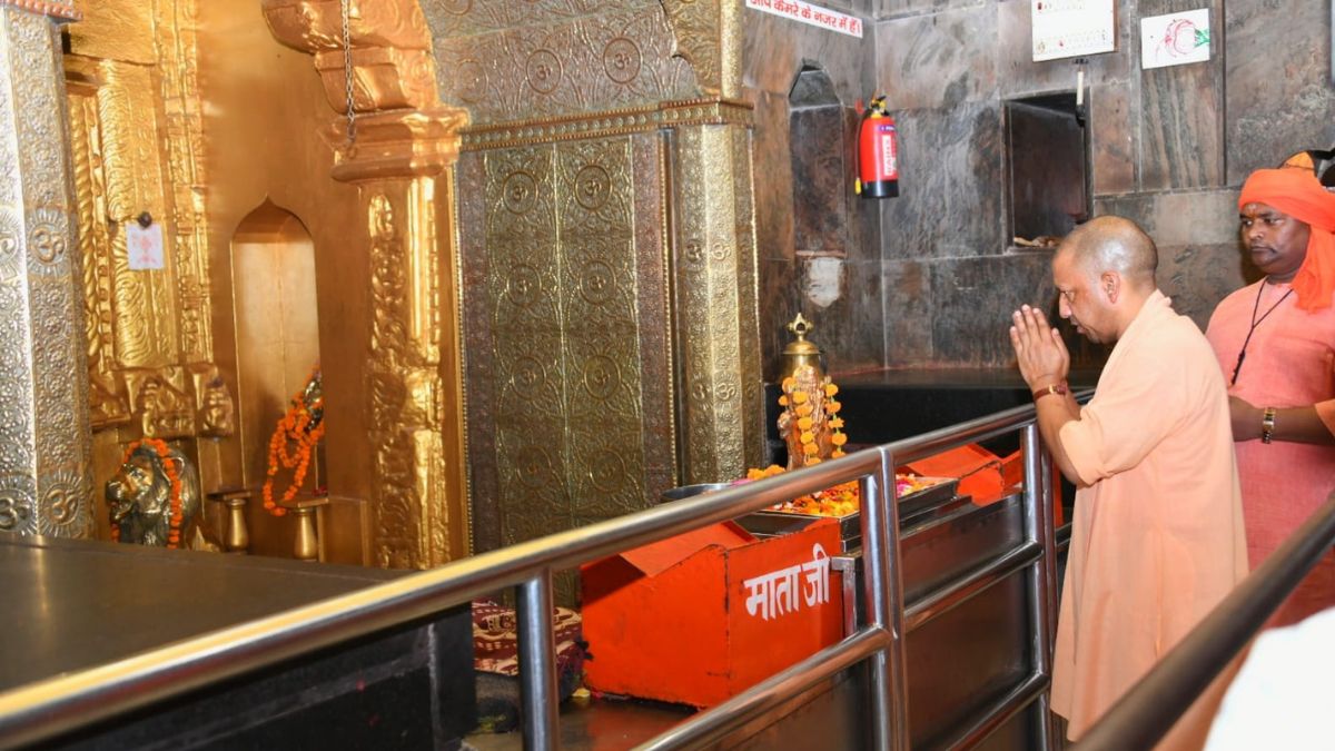 CM Yogi offers prayers to Maa Pateshwari for well-being of Uttar Pradesh