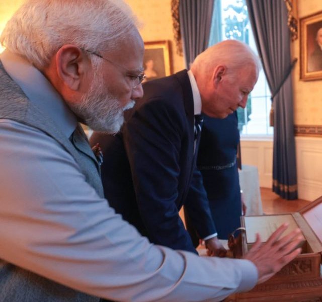 PM Modi’s 10 Gifts to Prez Joe Biden & wife Jill Biden