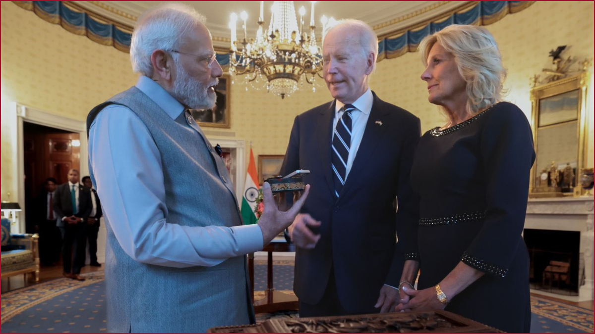 Vintage camera, antique book galley- US President Joe Biden presents PM Modi with gifts