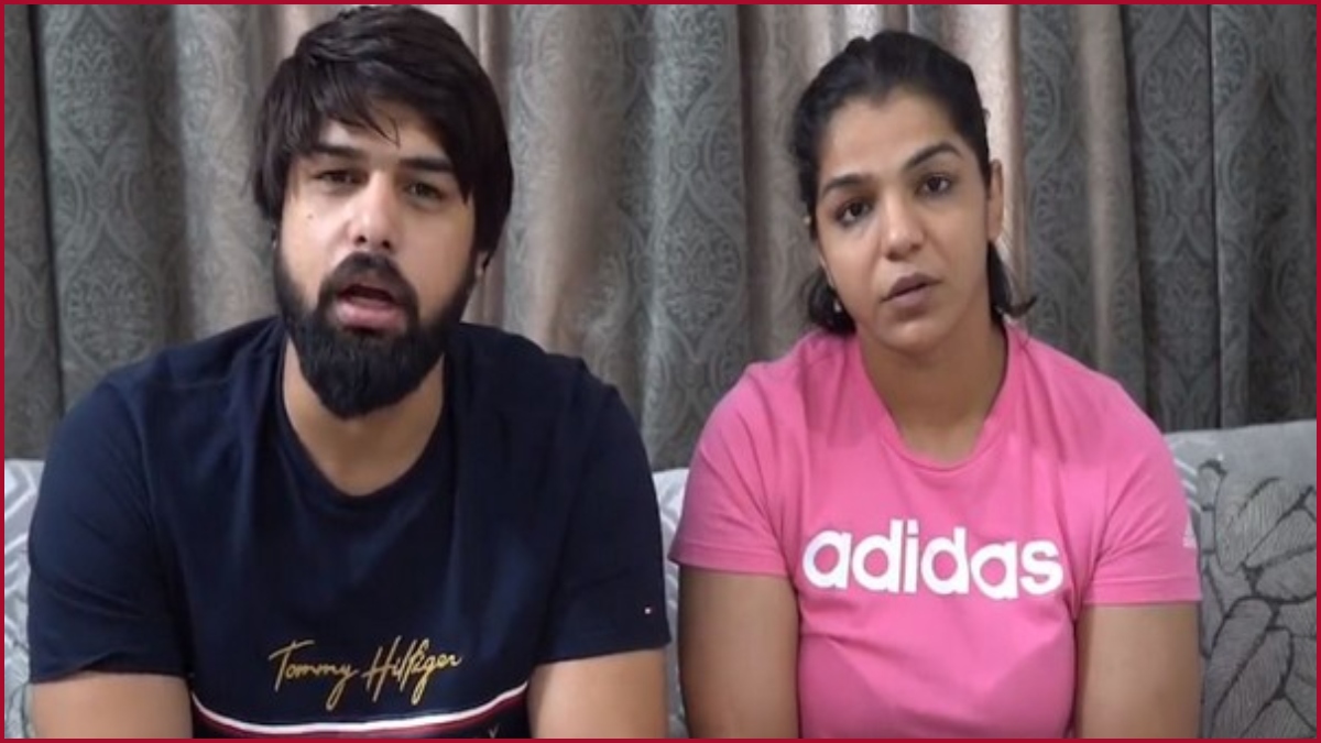 “Our fight against Brij Bhushan, not government”: Wrestler couple Sakshi Malik and Satyawart Kadian in video address