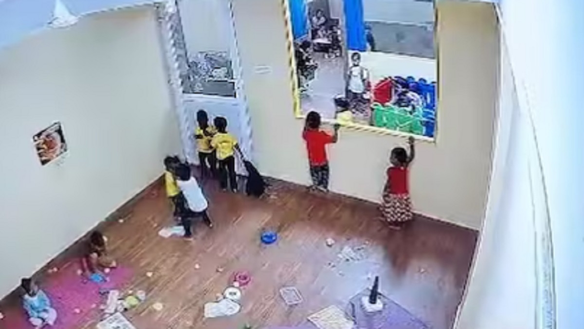 Viral VIDEO: Toddler seen beating another kid mercilessly, public anger builds over Bengaluru KG school