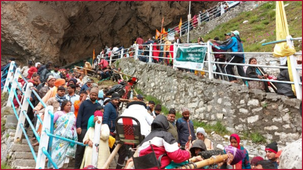 J-K: Over 67,000 devotees visit Amarnath cave shrine in first 5 days of pilgrimage