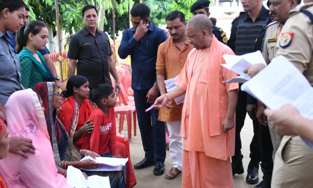 CM Yogi holds Janata Darshan amid Sanskriti Parv celebrations