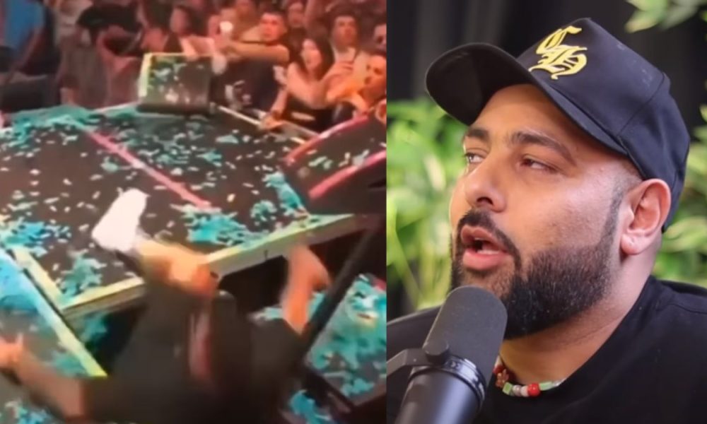 ‘That’s not me’ Says Badshah after video showing him fell off the stage goes viral