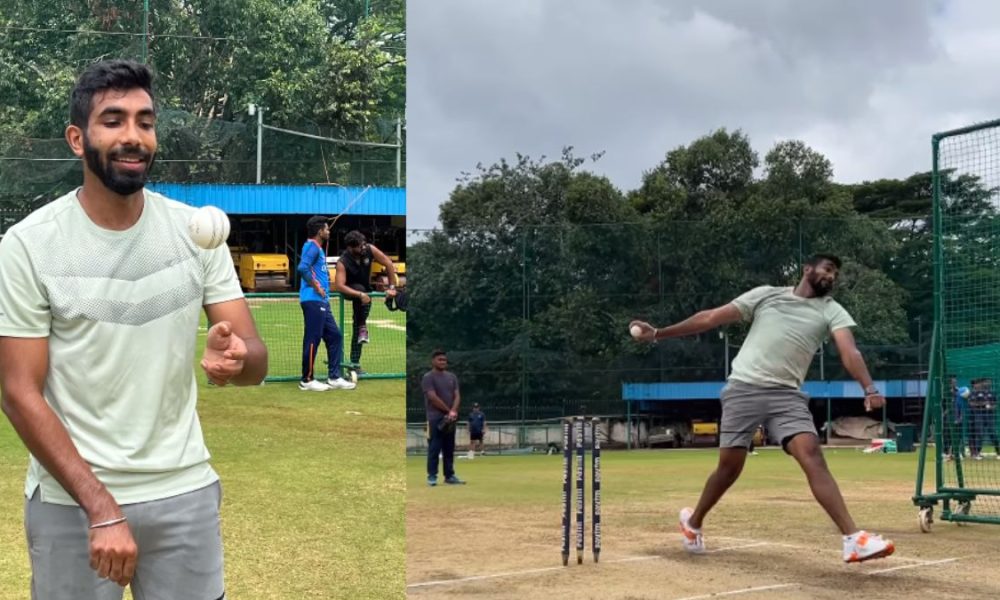 India’s star pacer Jasprit Bumrah posts video of his bowling in nets