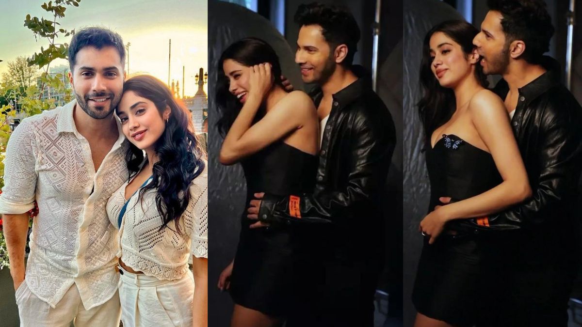 Netizens blast Varun Dhawan for biting Janhvi’s ear during photoshoot, call him a ‘Chapri’