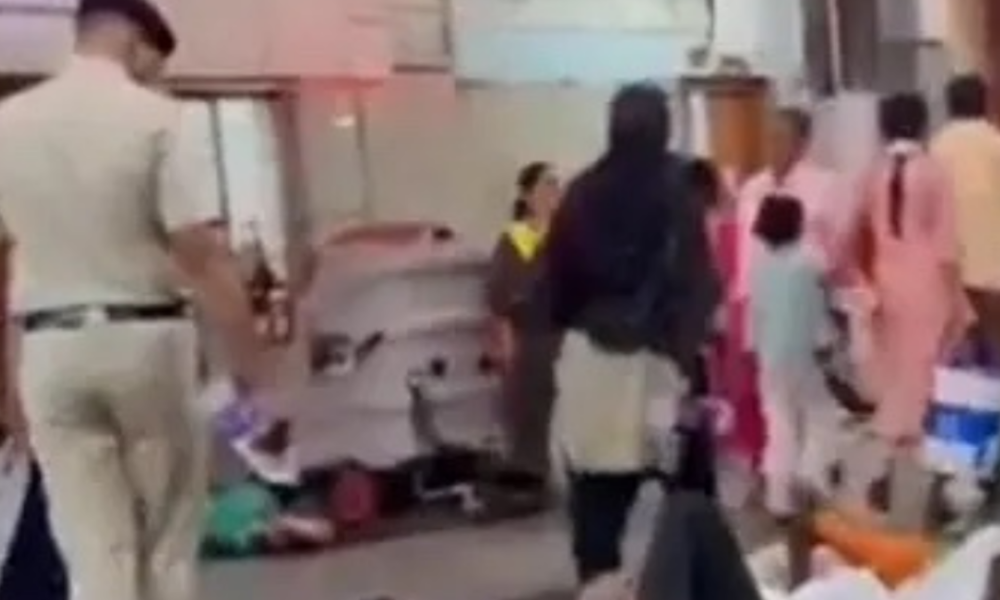 Viral video of cop pouring water on sleeping passengers at Pune station draws widespread criticism