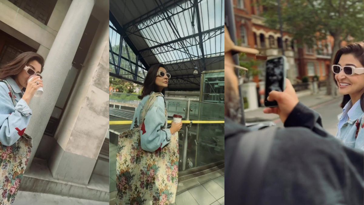 Anushka Sharma shares video of her “Coffee walks” with Virat and Vamika from her London trip- Watch