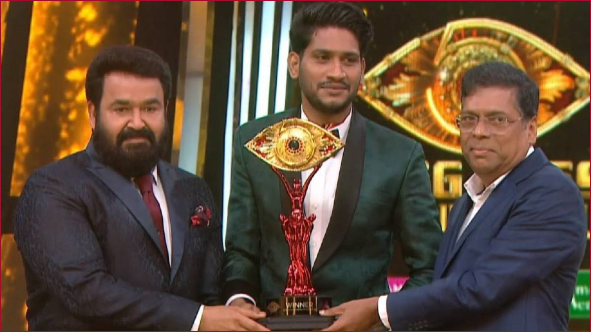 Big Boss Malayalam Season 5: Akhil Marar Clinches the Trophy, Reenesha Rahman Emerges as first runner-up
