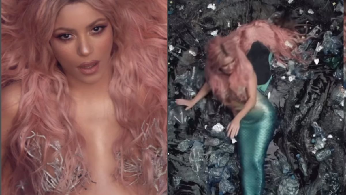 Creepy rat makes Shakira shriek, walks beside her head during music video shoot