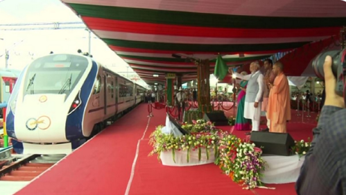 ‘A new flight to middle class,’: PM Modi flags off Vande Bharat Express in UP’s Gorakhpur