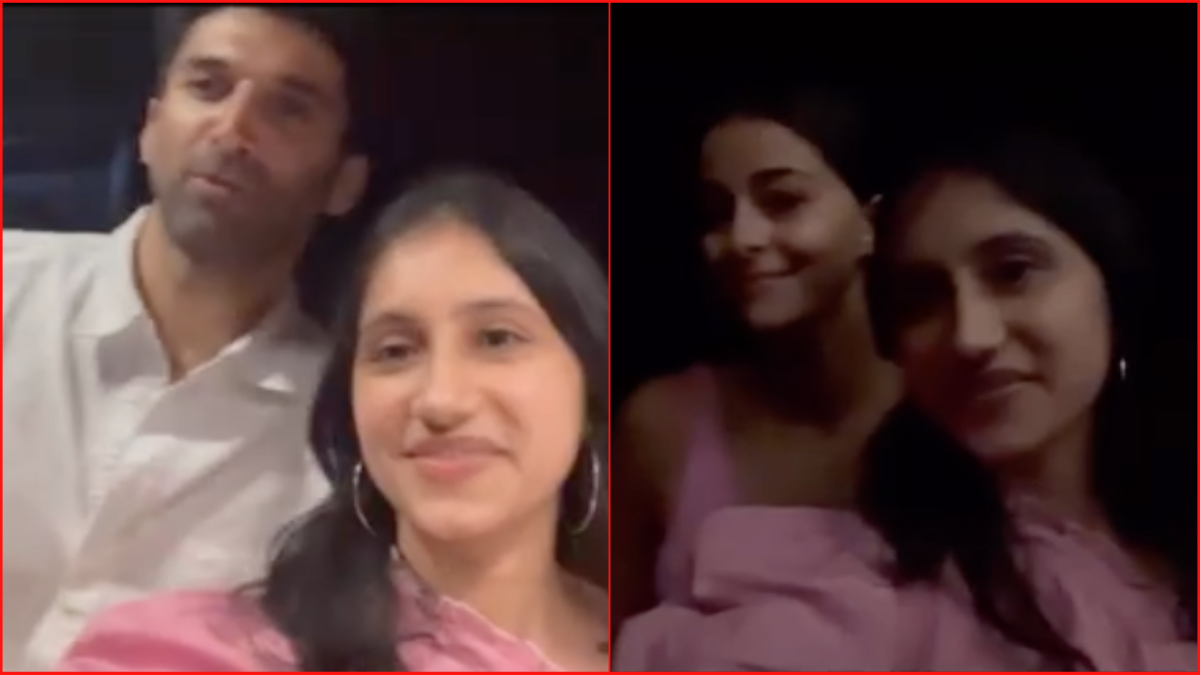 Ananya Panday and Aditya Roy Kapur out on a movie date watching ‘Barbie’ (VIDEO)