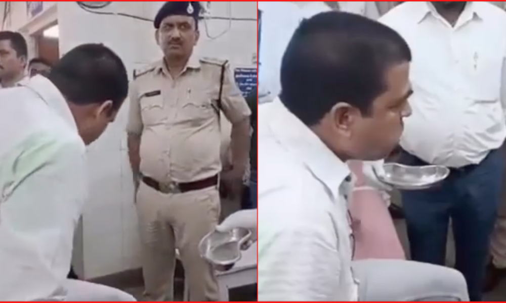 Watch: Madhya Pradesh official caught swallowing bribe money to avoid arrest