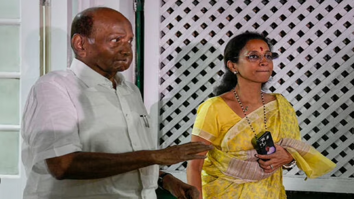 Amid NCP showdown in open, Supriya Sule’s emotional appeal for 83-year-old warrior