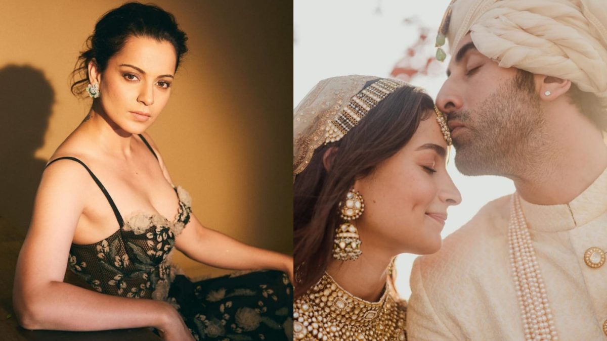 Kangana Ranaut targets Alia Bhatt and Ranbir Kapoor again, tags their marriage ‘fake’