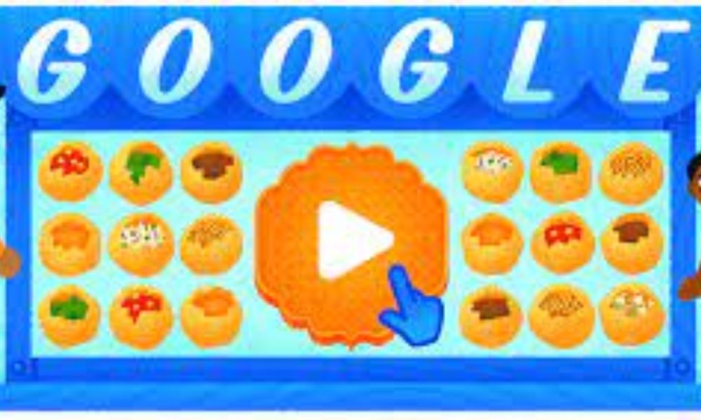 Google Doodle features ‘paani puri’, the famous Indian street food… know why