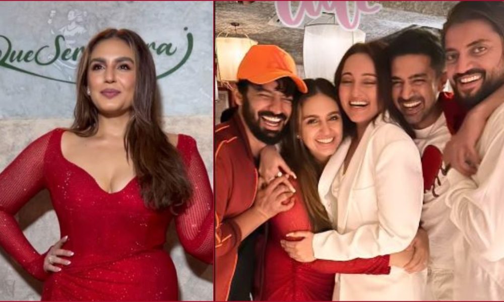 Huma Qureshi celebrates her Birthday with Double-XL co-star Sonakshi Sinha and Zaheer Iqbal, other celebrities also joins the bash