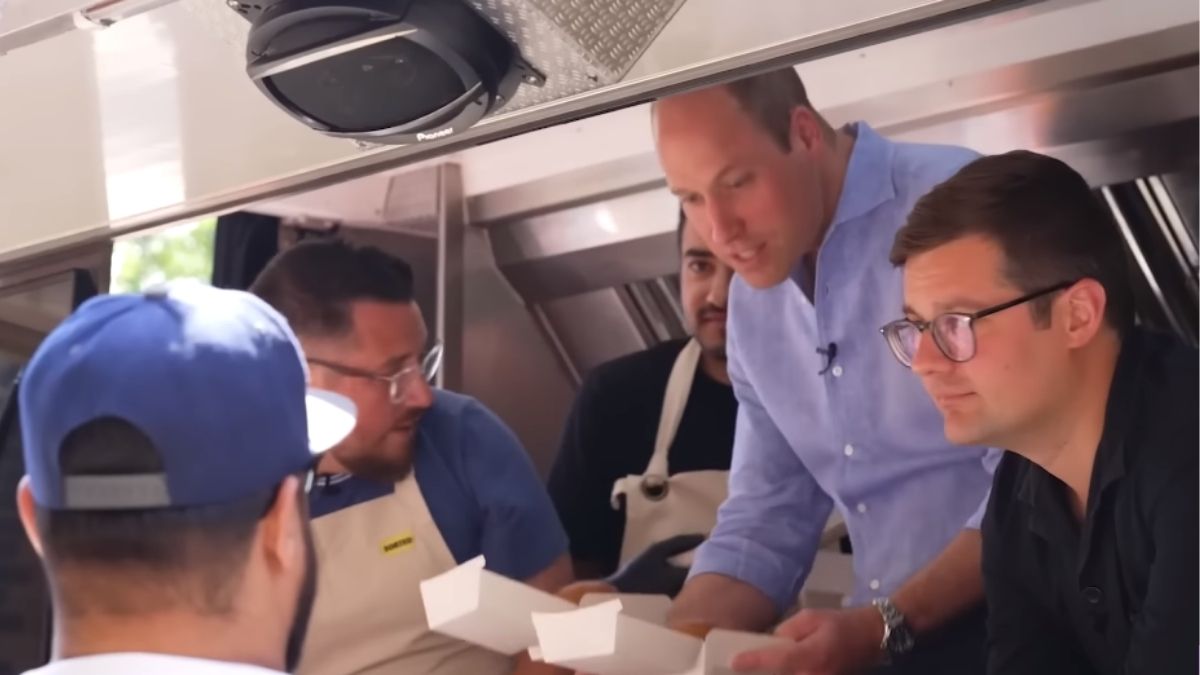 Prince William surprises food van diners by serving ‘Earthshot Burgers’ in London