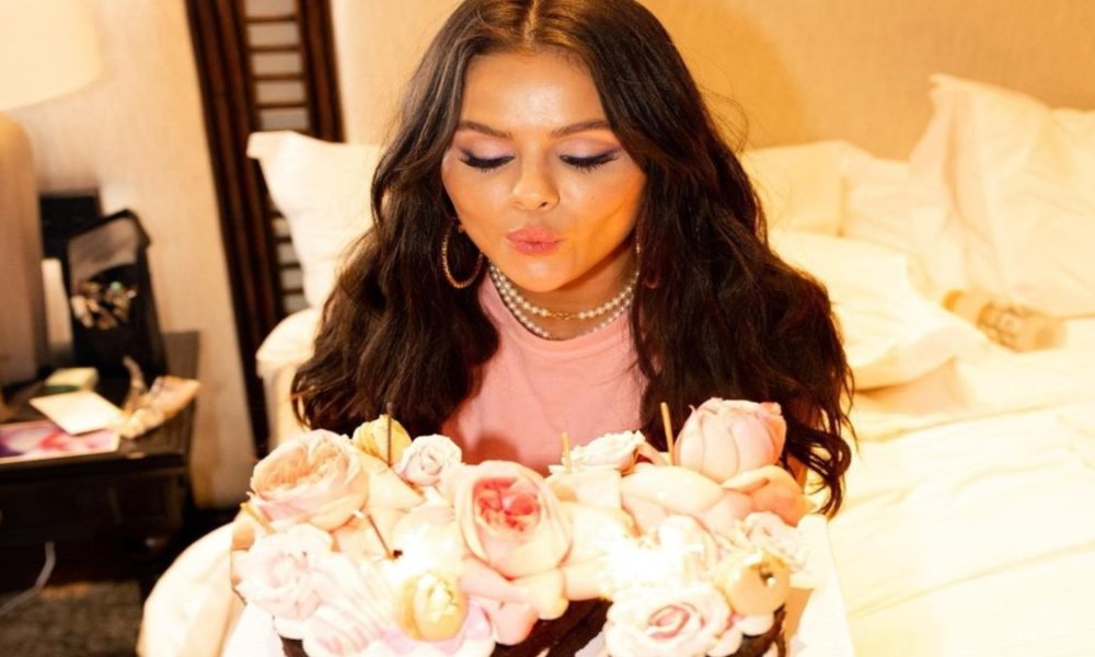 Selena Gomez Turns 31: Wears a Floral-Tussled Red Dress at Her Birthday Party