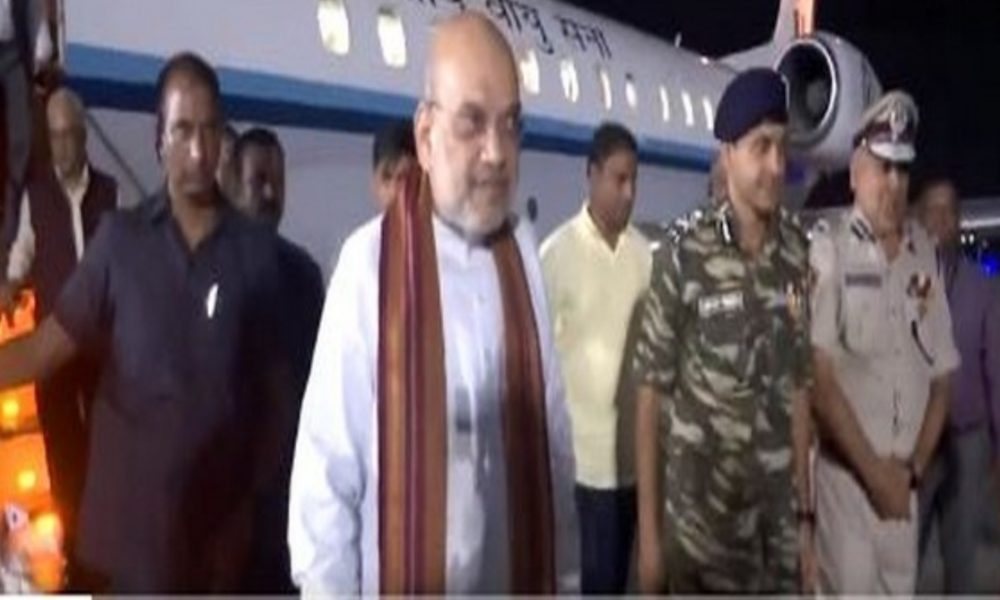 Amit Shah arrives in Odisha for day-long visit; to chair meetings, inaugurate projects