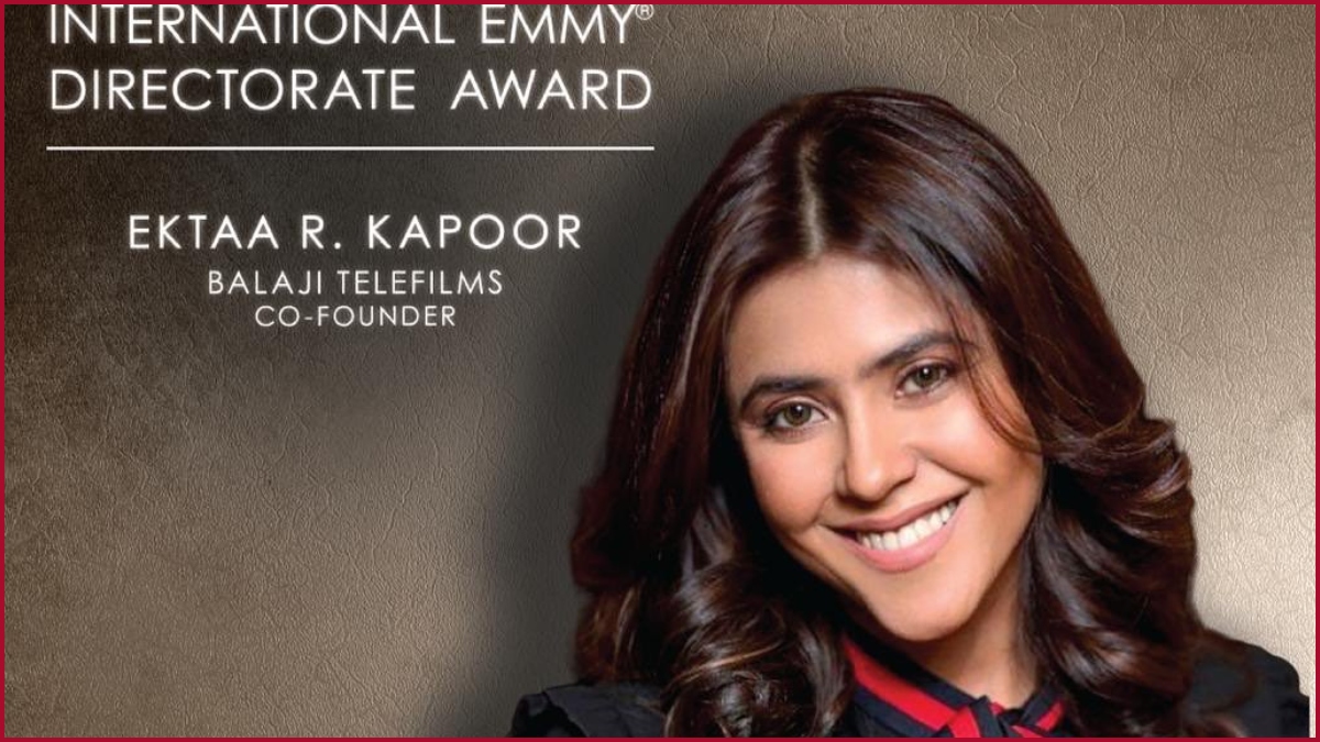 Ekta Kapoor creates history, becomes the first Indian Filmmaker to receive International Emmy Award