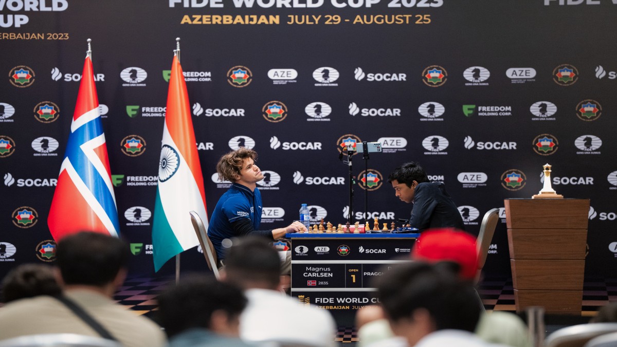 Praggnanandhaa triumphs in intense tie-breaker, earns semifinal place in  FIDE World Cup 2023