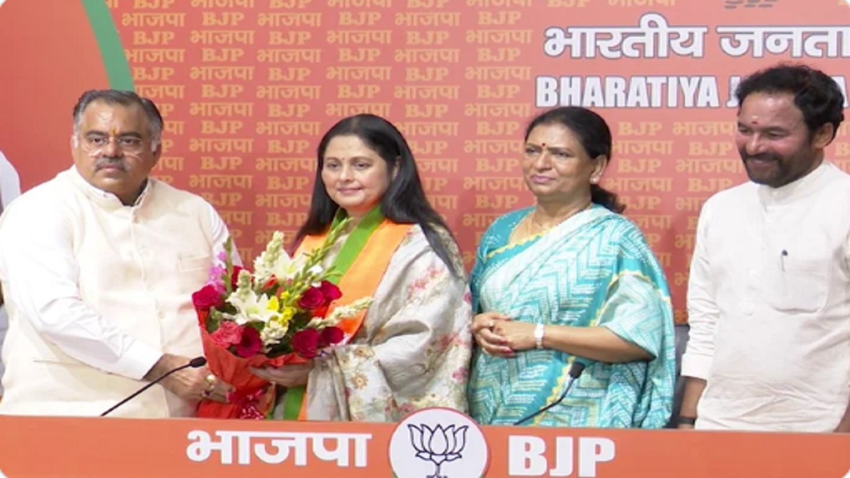 Actress and former MLA Jayasudha joins BJP