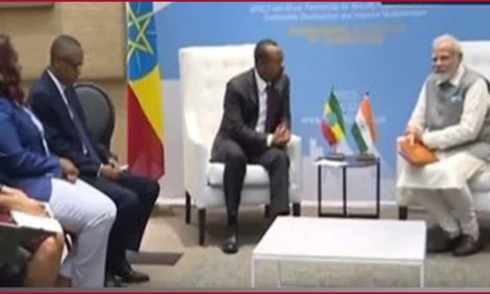 PM Modi holds bilateral meeting with Ethiopian PM Abiy Ahmed in South Africa