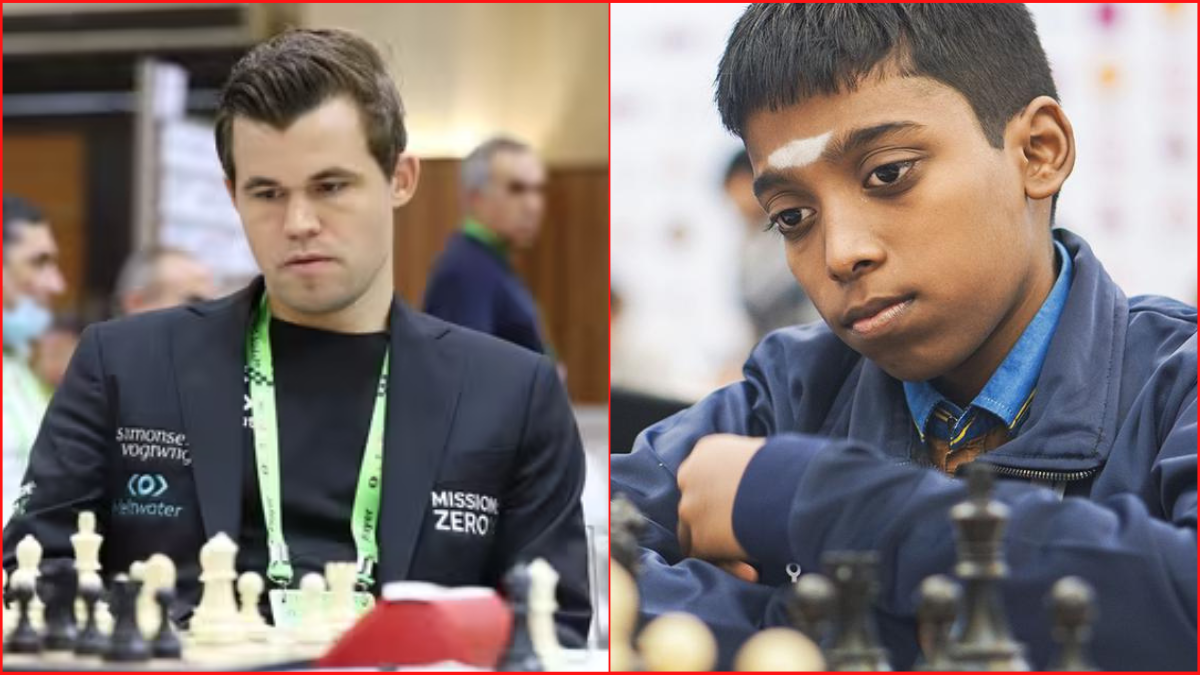 Praggnanandhaa vs Carlsen Highlights, Chess World Cup Final 2023