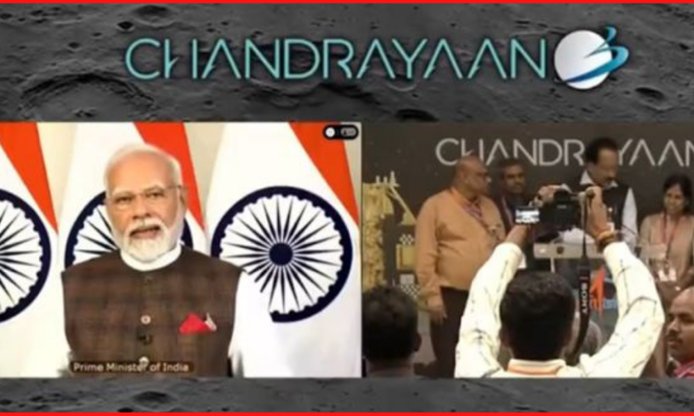 “India is now on the moon…historic day for country’s space sector”: PM Modi hails Chandrayaan-3 mission success