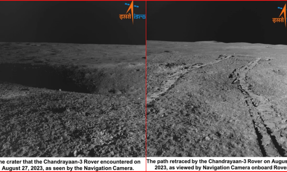 Chandrayaan-3: Pragyan Rover comes across 4-meter crater on Moon, heads to new path